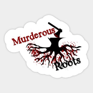 Murderous Roots Tree Logo Sticker